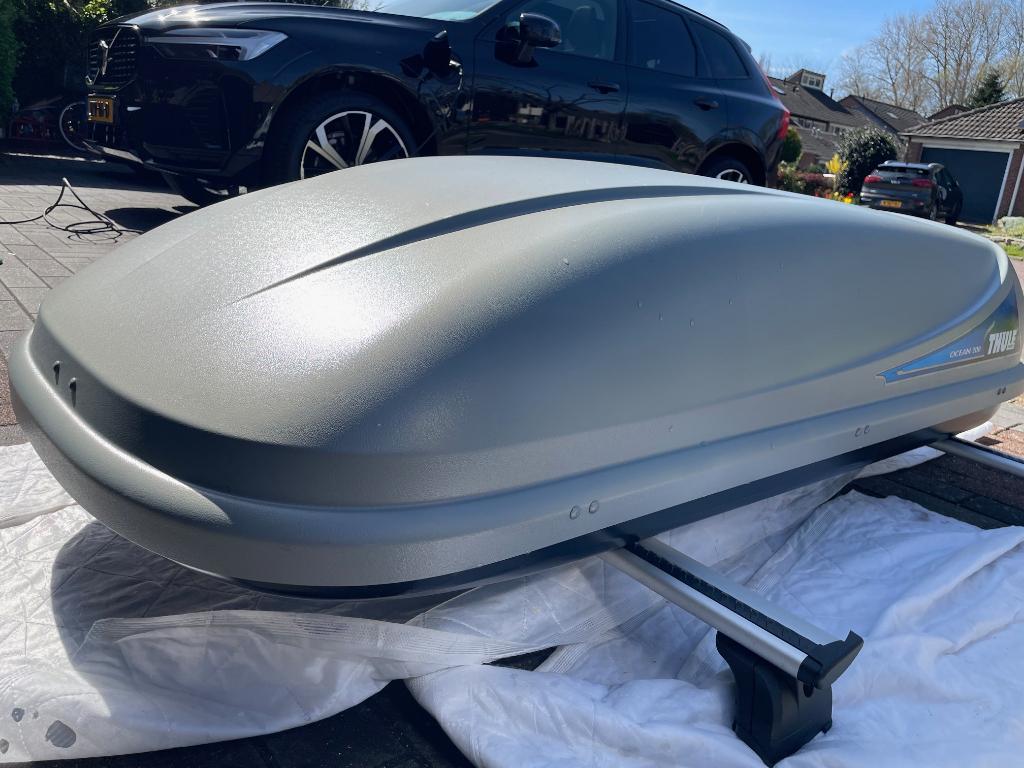 Thule dakkoffer Ocean 200 icm Volvo Dakdragers XC60, Ophalen, Zo goed als nieuw