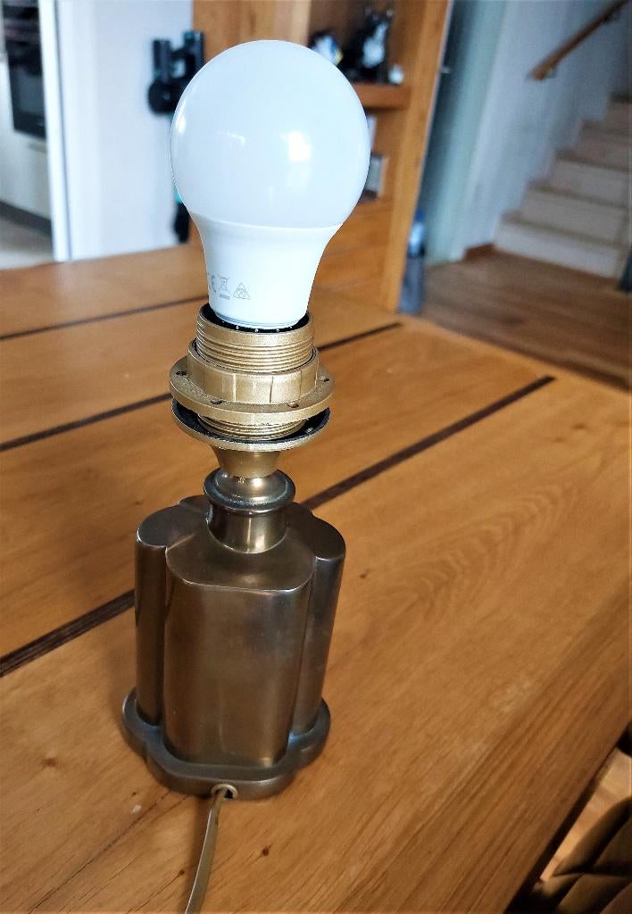 Klein vintage Lustrerie Deknudt tafellamp, Ophalen, Overige materialen, Gebruikt, Hollywood Regancy style