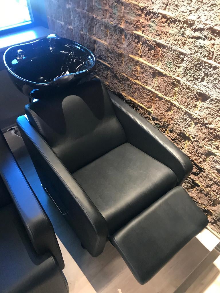 Wasunit kibo kappers wasbak was unit bak backwash salon, Wasunit, Zwart, Nieuw, Ophalen of Verzenden