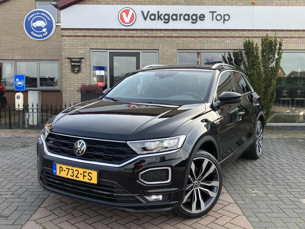 Volkswagen T-Roc 1.5 TSI Sport | R-Line | NAP | Leder | Came, Stof, 4 cilinders, 150 pk, Zwart