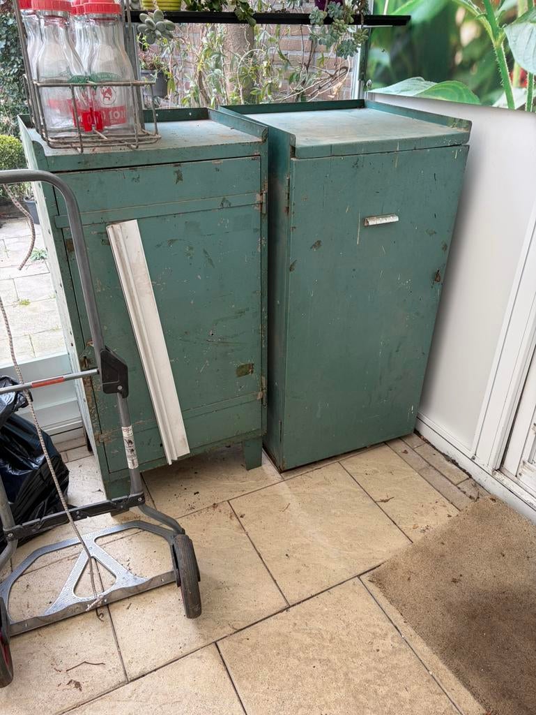Twee metalen kasten ophalen in Haarlem, Ophalen, Gebruikt
