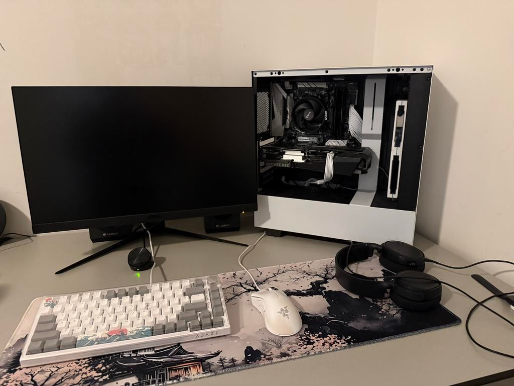 Gaming PC met monitor, Computers en Software, Desktop Pc's, Gebruikt, Ophalen of Verzenden, Gaming, SSD