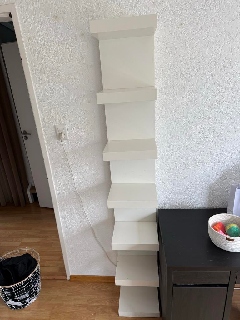 IKEA Lack kast wit 190x30x30, Ophalen of Verzenden, Gebruikt