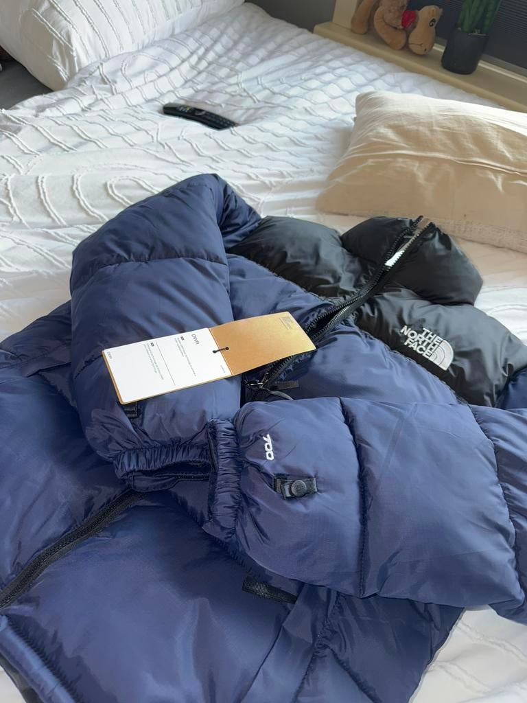 The North face puffer jas 700, Kleding | Heren, Jassen | Winter, Ophalen of Verzenden, Nieuw, Maat 52/54 (L), Blauw