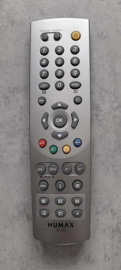Afstandsbediening Humax RS-505, Audio, Tv en Foto, Afstandsbedieningen, Ophalen of Verzenden, Zo goed als nieuw, Origineel