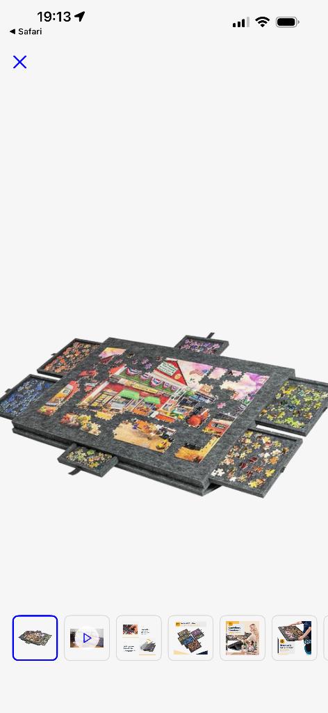 Puzzelmat  1000 tot 1500, Ophalen, 500 t/m 1500 stukjes, Zo goed als nieuw, Legpuzzel