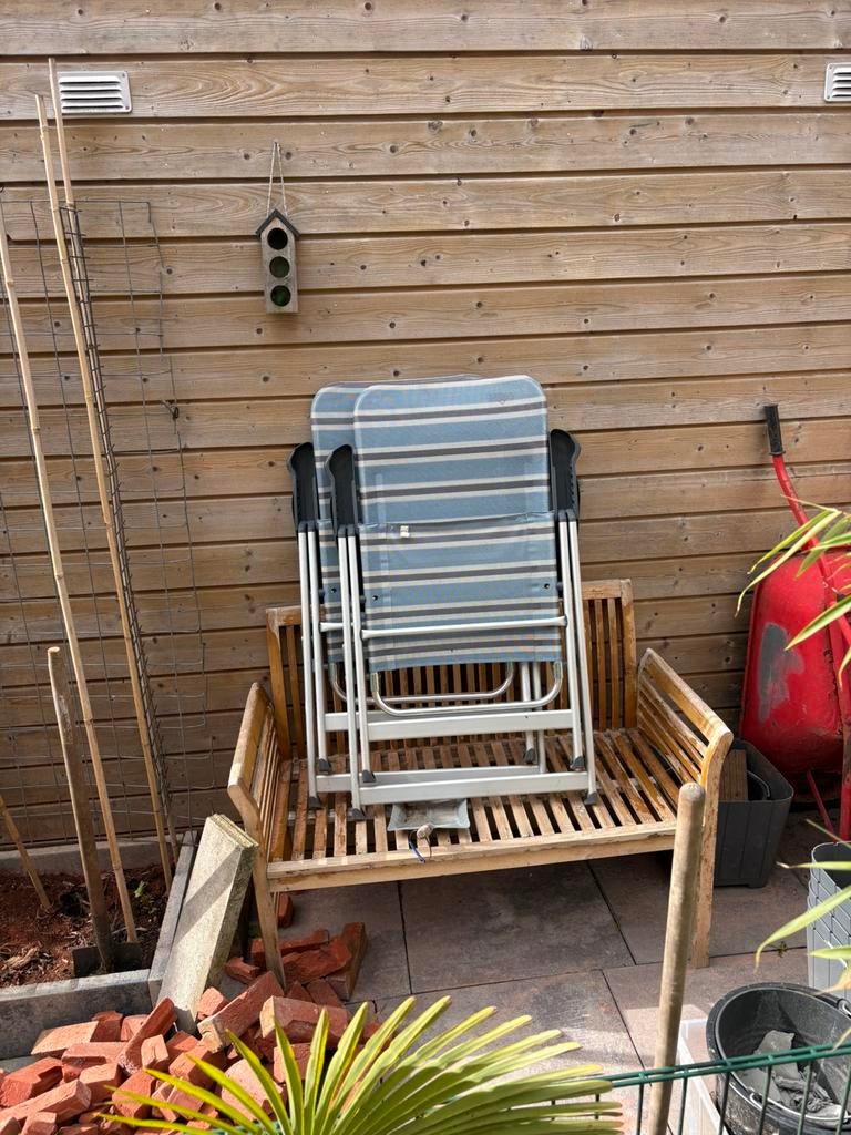 Camping stoelen i.z.g.st., Ophalen, Zo goed als nieuw, Aluminium