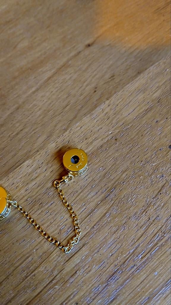Pandora veiligheid  ketting, Sieraden, Tassen en Uiterlijk, Bedels, Ophalen of Verzenden, Nieuw, Goud, Pandora