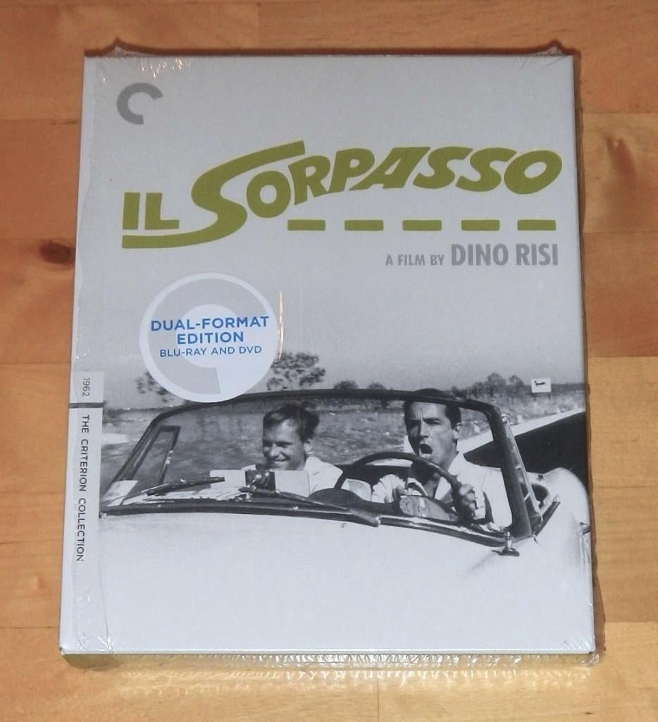 blu ray + dvd - Il Sorpasso - Criterion Collection - Regio A, Cd's en Dvd's, Blu-ray, Ophalen, Zo goed als nieuw, Filmhuis