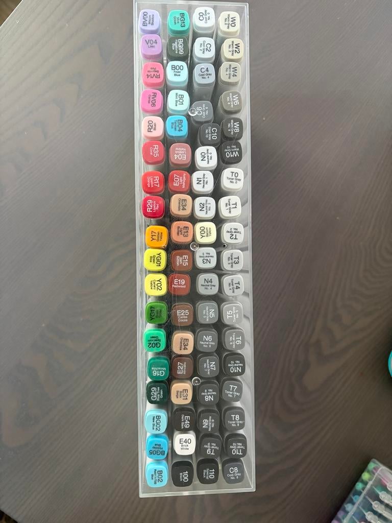 Copic Sketch Markers Set B - 72 kleuren, Hobby en Vrije tijd, Tekenen, Ophalen, Zo goed als nieuw, Potlood of Stift