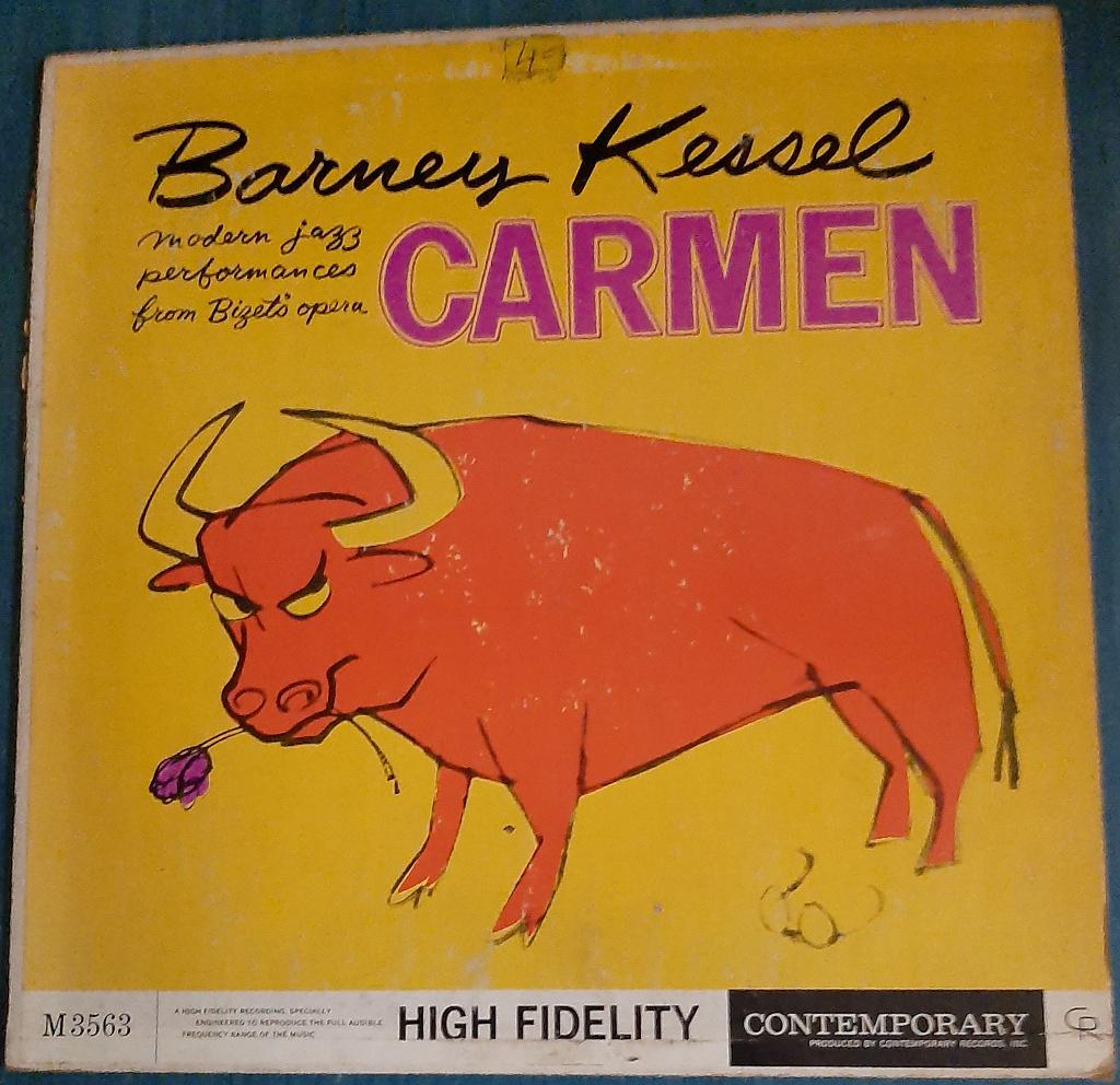 Modern Jazz Performances From Bizet's Opera Carmen - Barney, Ophalen of Verzenden, Zo goed als nieuw, 1940 tot 1960, 12 inch
