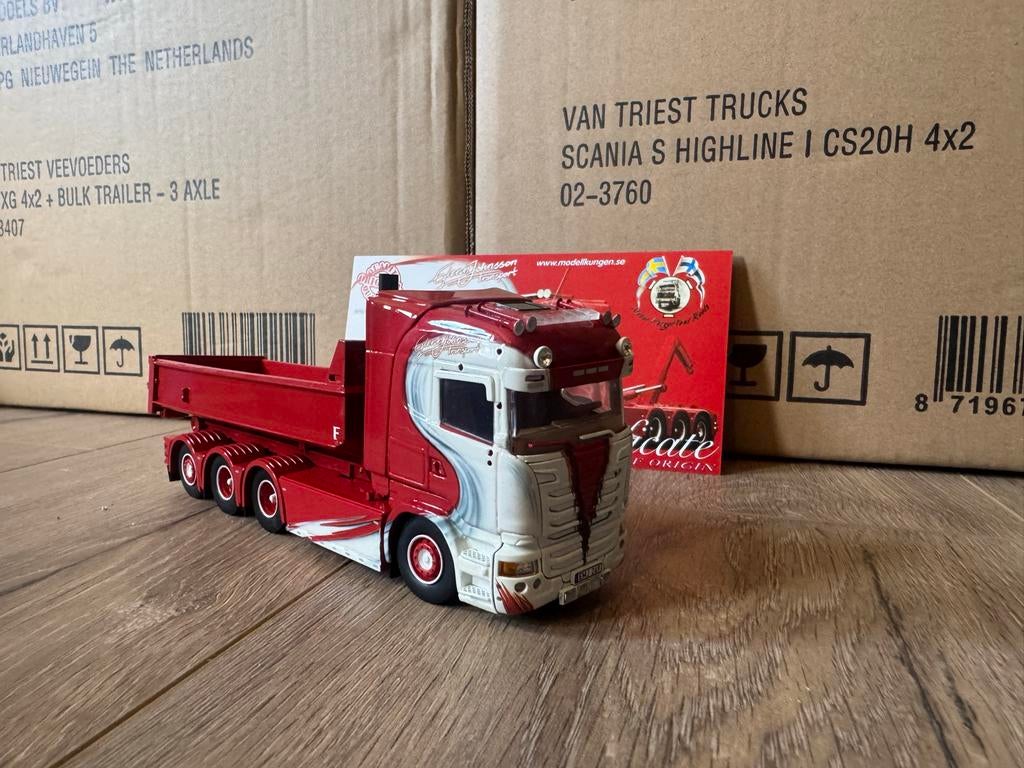 Tekno schaalmodel 1:50 Scania Glenn Johnsson haakarm, Overige merken, 1:50 of kleiner, Nieuw, Ophalen of Verzenden