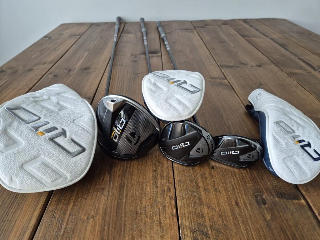 Taylormade QI10 MAX driver wood 3 en hybrid 4, Ophalen of Verzenden, Zo goed als nieuw, Club
