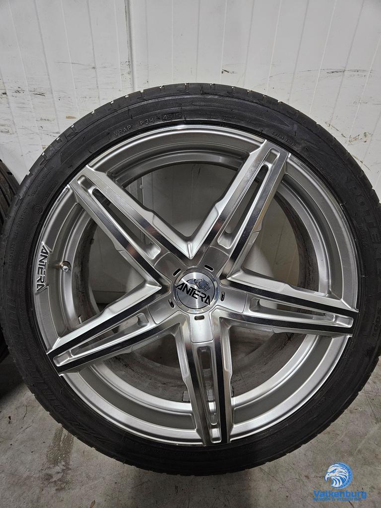 6mm! Audi A5 A6 A7 A8 19 inch velgen 5x112 zomerbanden 255/3, 19 inch, Gebruikt, 255 mm, -