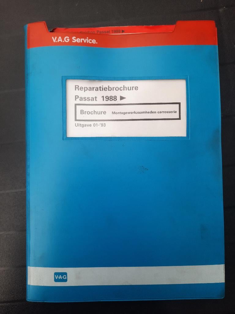 Werkplaatsboek Vw Passat B3 88-93 Carrosserie werkzaamheden, Ophalen of Verzenden, Gelezen, Volkswagen
