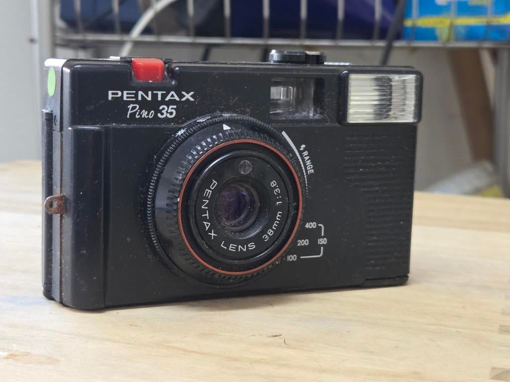 Pentax Pino 35 Compact Camera - Vintage Analoge Camera, Audio, Tv en Foto, Fotocamera's Analoog, Gebruikt, Compact, Pentax, Ophalen of Verzenden