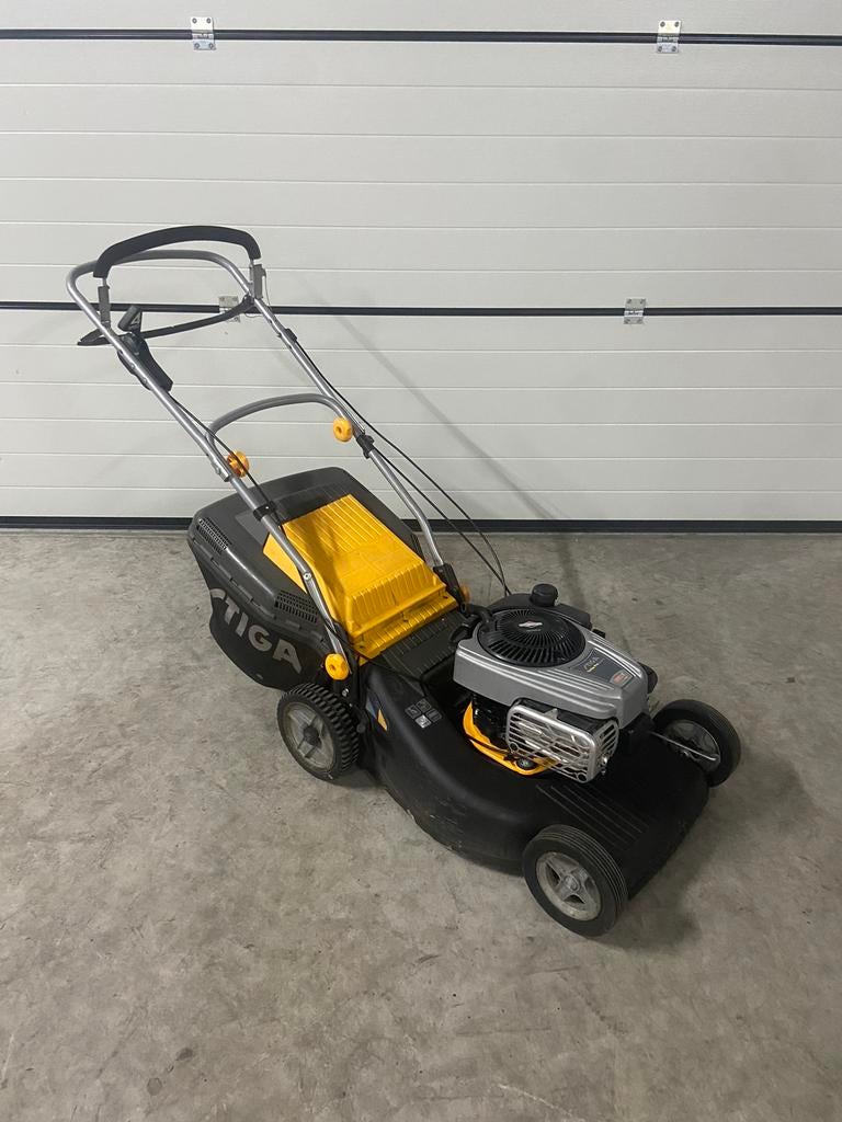Stiga Turbo Pro 55 SV B (2015) - Grasmaaier met aandrijving, Ophalen, Cirkelmaaier, Gebruikt, 50 cm of meer