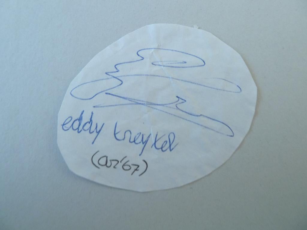 Handtekening. Eddy.Treytel. Feyenoord, Verzamelen, Ophalen of Verzenden, Zo goed als nieuw, Feyenoord, Overige typen
