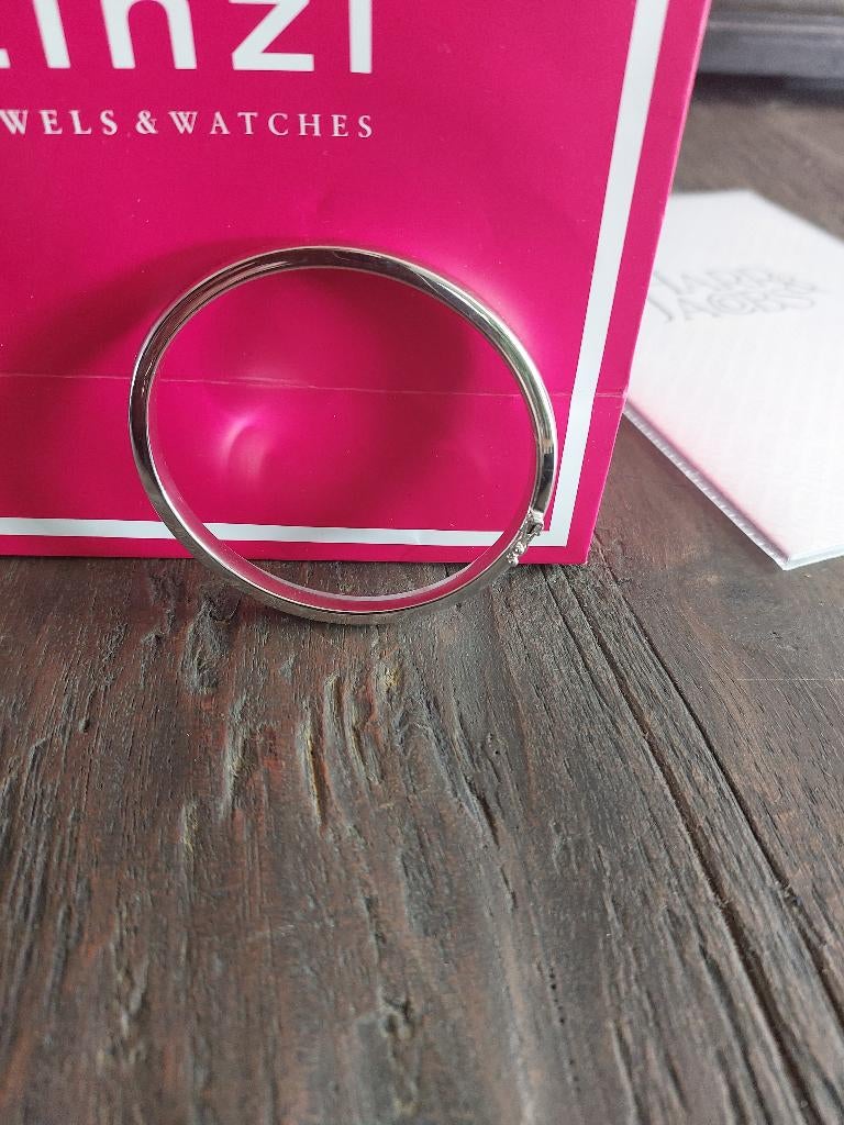 Zilveren Zware Slavenarmband, Sieraden, Tassen en Uiterlijk, Armbanden, Ophalen of Verzenden, Zo goed als nieuw, Zilver, Zilver