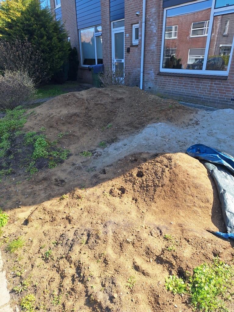 Vulzand voor fundering of ophoging, Tuin en Terras, Zand, Ophalen, Gebruikt, Ophoogzand
