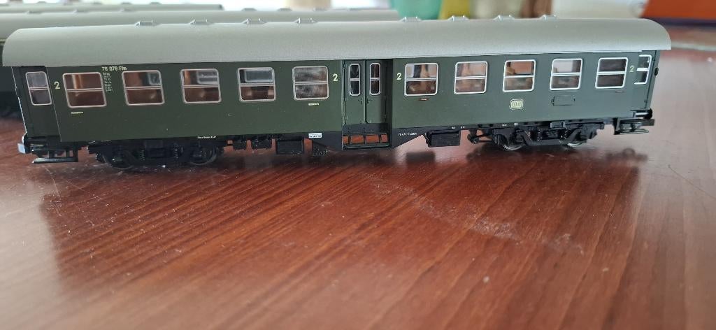 Roco 44029 DB Umbau set van 4 rijtuigen, Gebruikt, Gelijkstroom, Wagon, Ophalen of Verzenden