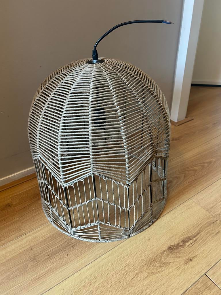 Kwantum hanglamp lampenkap, Huis en Inrichting, Lampen | Hanglampen, Ophalen, Zo goed als nieuw, 50 tot 75 cm