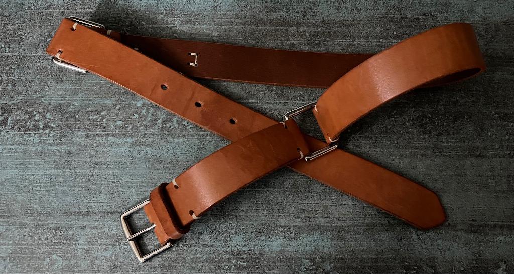 Erny van Reijmersdal. Prachtige leren riem. 85 cm., Kleding | Dames, 80 tot 90 cm, Echt leder, Nieuw, Ophalen of Verzenden