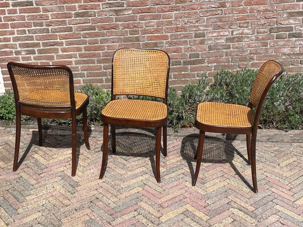 Eettafel stoelen 3st, Ophalen, Gebruikt, Hout, Drie