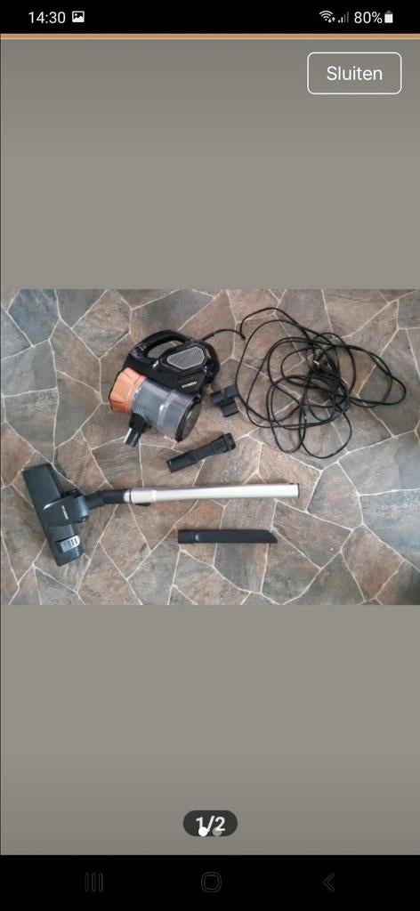 Steel stofzuiger, Stofzuiger, Ophalen of Verzenden, Zo goed als nieuw, Minder dan 1200 watt