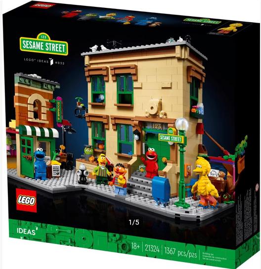 Lego 21324 Sesamstraat 123 Sesame Street nieuw ongeopend, Kinderen en Baby's, Speelgoed | Duplo en Lego, Ophalen of Verzenden