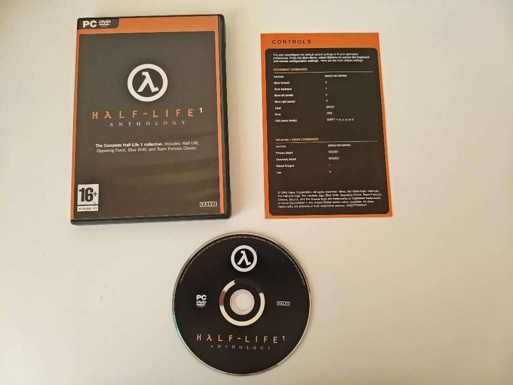 Half-Life 1 Anthology PC Game Spel, Spelcomputers en Games, Gebruikt, Shooter, 1 speler, Ophalen of Verzenden