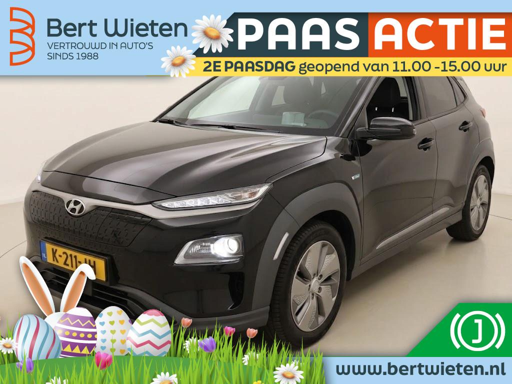 Hyundai KONA EV Premium 64 kWh | Geen import | SOH 93 % | Co, Gebruikt, Zwart, Zwart, 64 kWh