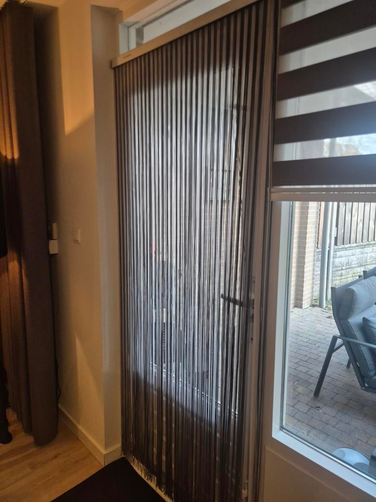 Vliegen gordijn sun arts draden, Ophalen, Gebruikt, 200 cm of meer, Grijs