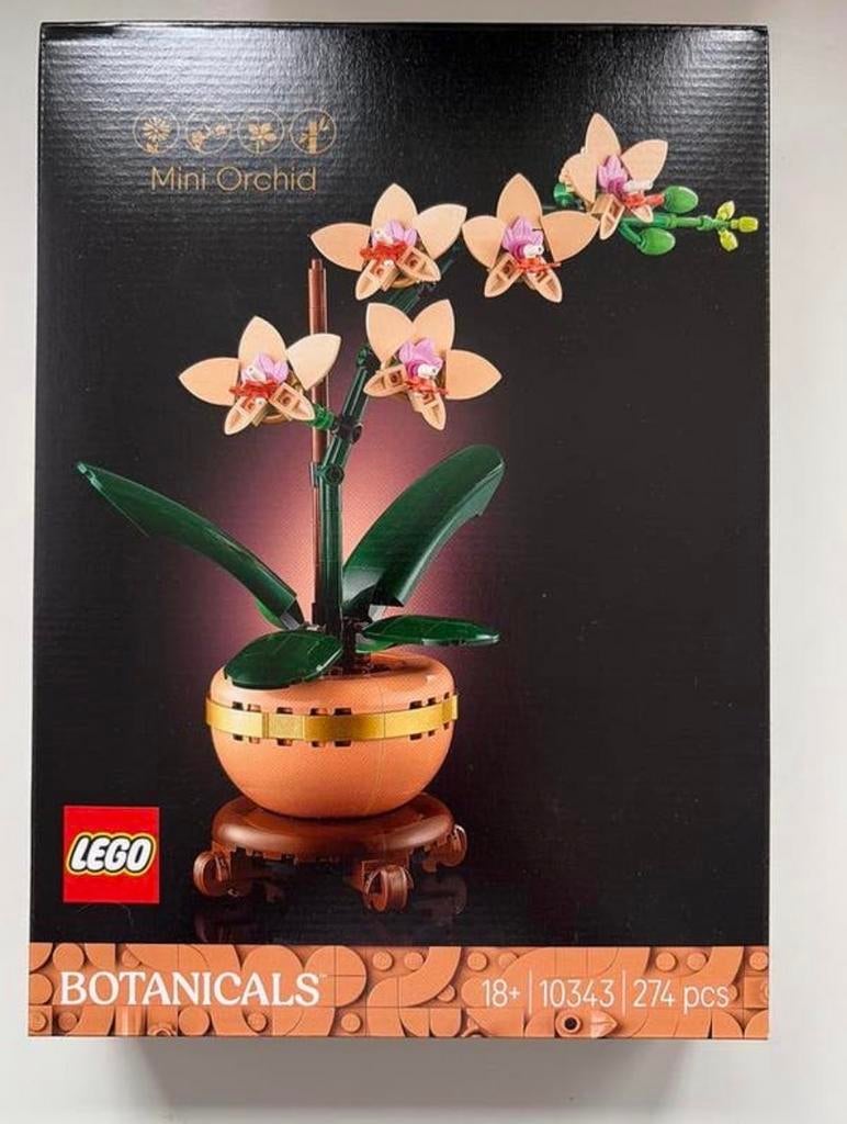 Lego Botanicals Mini Orchidee 10343 nieuw in doos!, Lego, Overige thema's, Denemarken, Nieuw