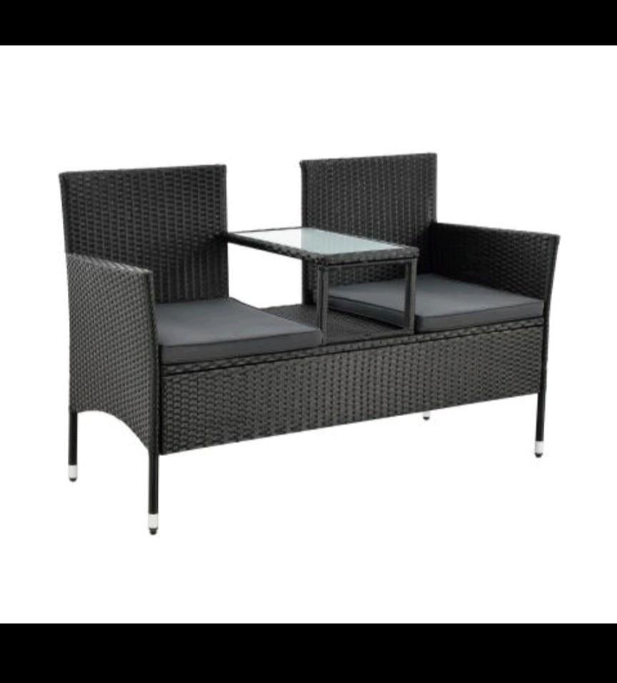Monaco Loungeset met Tafel - 2 Zitplaatsen, Ophalen of Verzenden