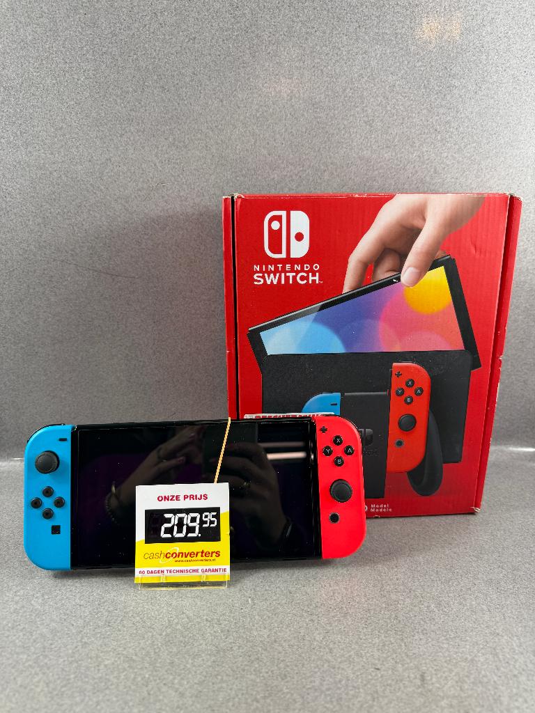 Nintendo Switch Oled Console | ZGAN in doos | 406002, Switch OLED, Ophalen of Verzenden, Zo goed als nieuw, Met 1 controller