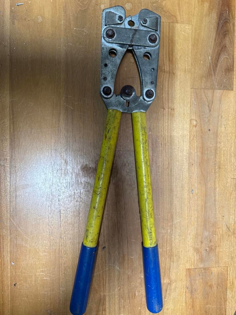 Klauke K08C 16-50mm2 c klem perstang Krimptang voor kabels, Ophalen of Verzenden, Gebruikt