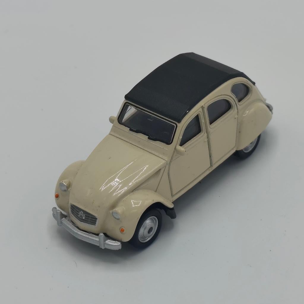 Citroën 2CV van Welly in creme kleur, Ophalen of Verzenden, Zo goed als nieuw, Auto, Overige merken