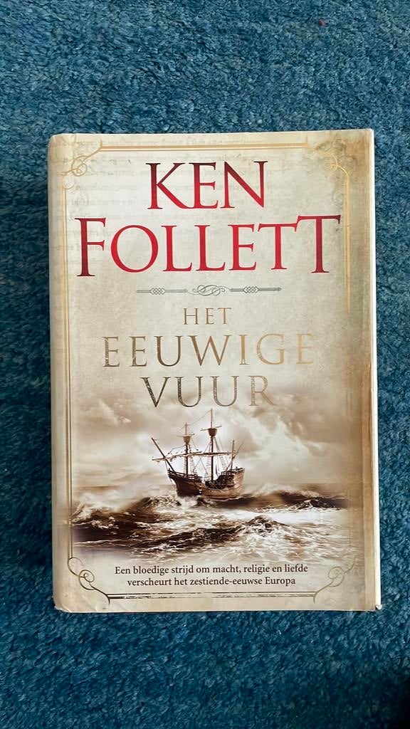 Boek Ken Follet, Het eeuwige vuur., Ophalen of Verzenden, Zo goed als nieuw