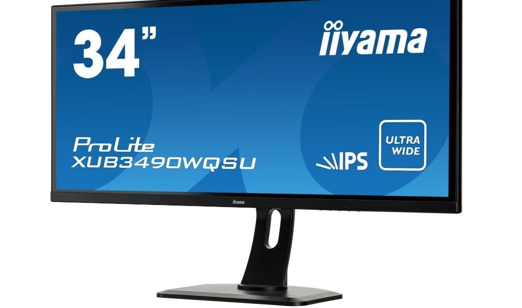 iiyama ProLite monitor 34 inch, Computers en Software, Monitoren, Ophalen, Hoofdtelefoonaansluiting, Zo goed als nieuw, HDMI