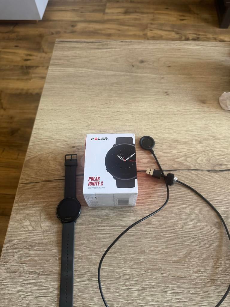 Polar Ignite 2 GPS Fitness Horloge, Sieraden, Tassen en Uiterlijk, Smartwatches, Ophalen, Gebruikt