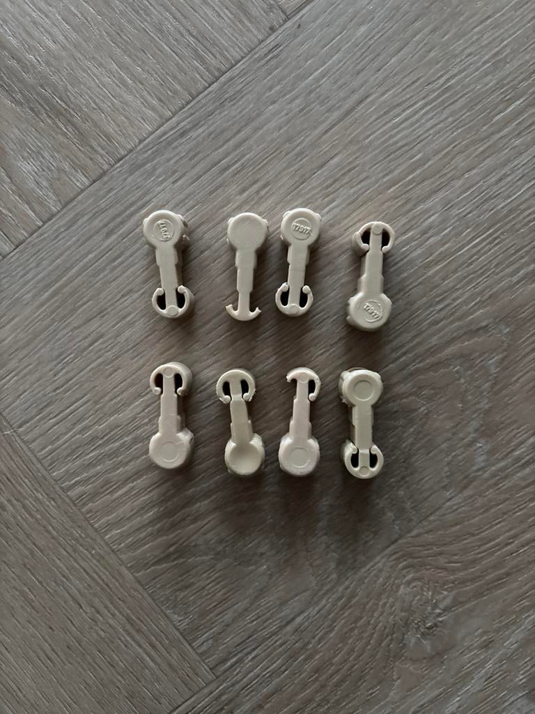 Verbindingsstukken koppelstukken houten treinrails Brio IKEA, Ophalen of Verzenden, Gebruikt