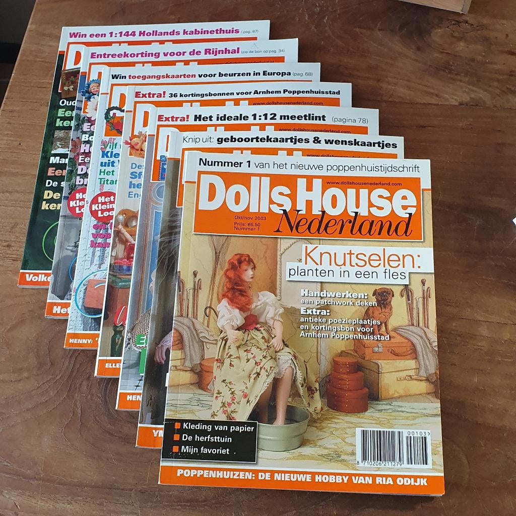Doll's House magazines, Ophalen, Zo goed als nieuw, Poppenhuis