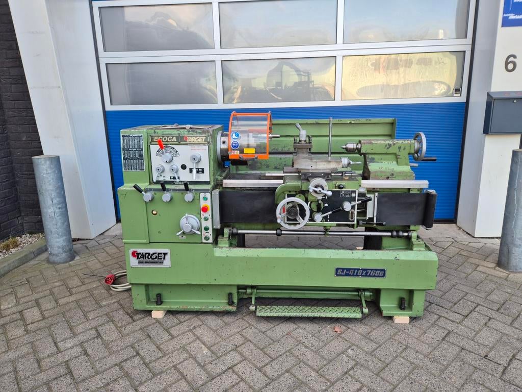 TARGET MACHINERY DRAAIBANK MADE IN BELGIUM 380V NETTE STAAT!, Target, Gebruikt, Info@bolkmachinehandel.nl, Ophalen of Verzenden