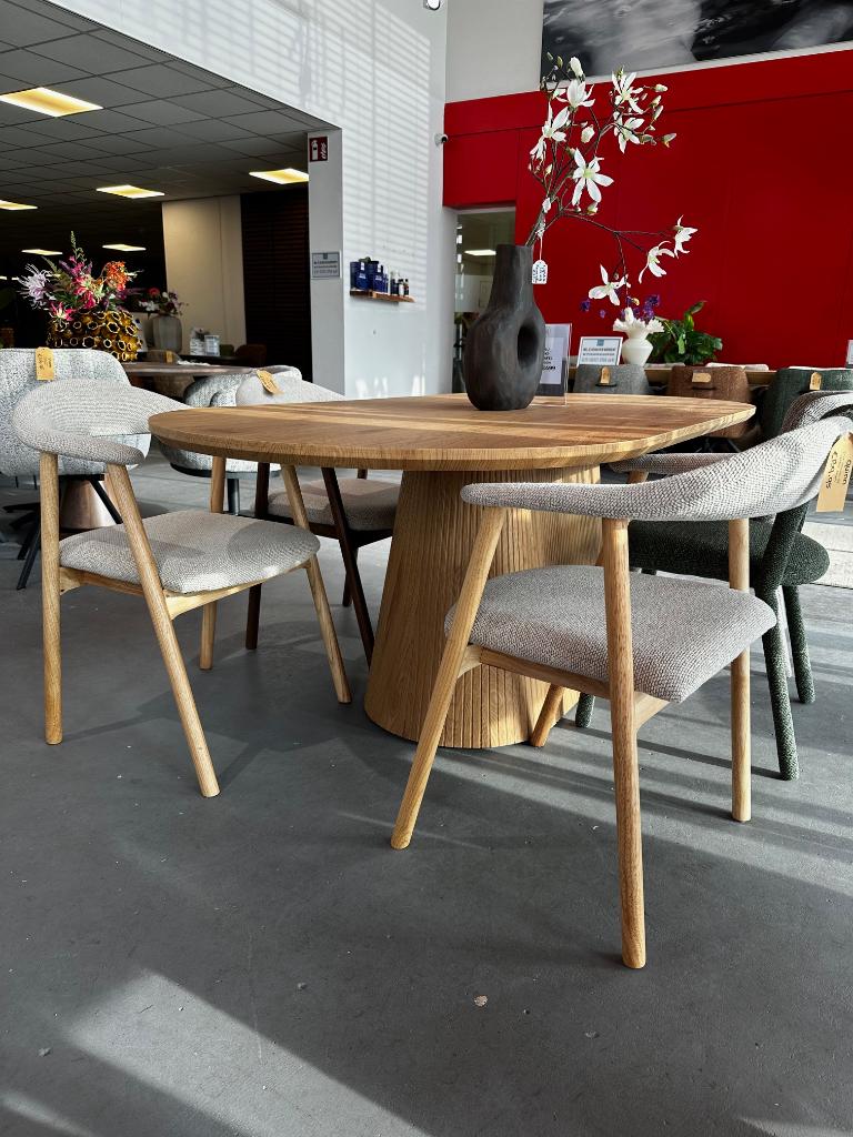 Japandi stoel - houten eetkamerstoelen - stoel hout, Bruin, Nieuw, Ophalen of Verzenden, Vier