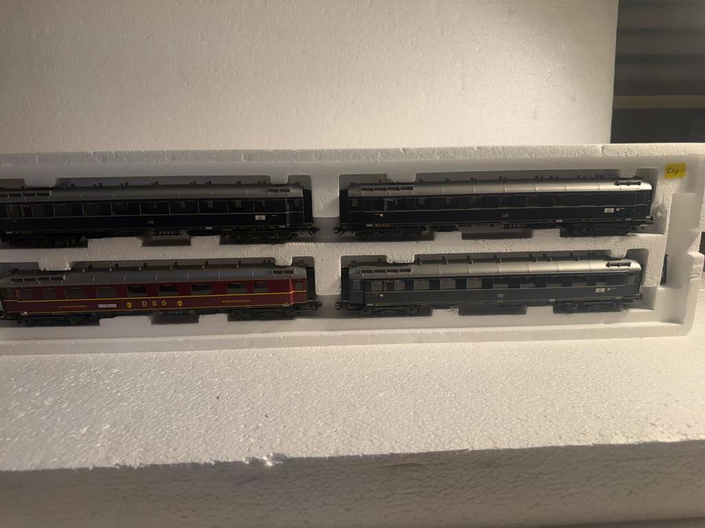 Märklin 42281 TEE Rheingold Rijtuigenset DB, Hobby en Vrije tijd, Modeltreinen | H0, Wisselstroom, Wagon, Ophalen of Verzenden