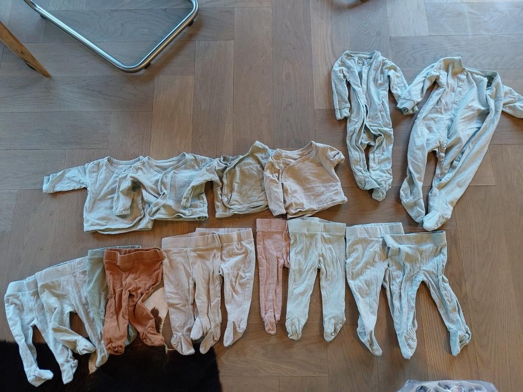 16 Zeeman pyamas broekjes wikkelvestje boxpakje, Ophalen of Verzenden, Gebruikt, Maat 56