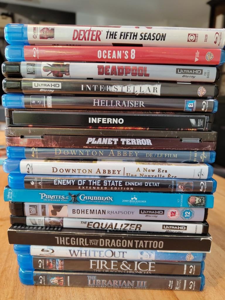 Blu-Ray DVDs - 7 euro of minder, Ophalen of Verzenden, Gebruikt