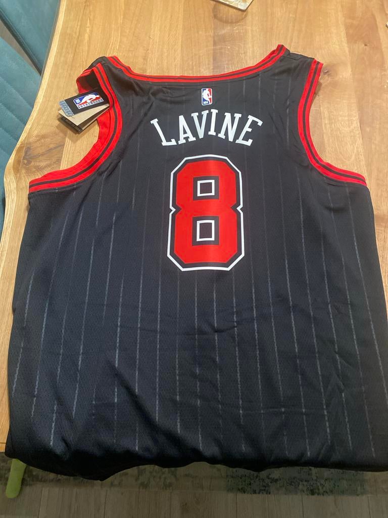 Zach LaVine Bulls Jersey #8 - Jordan Brand Zwart, Ophalen of Verzenden, Nieuw, Overige maten, Overige kleuren