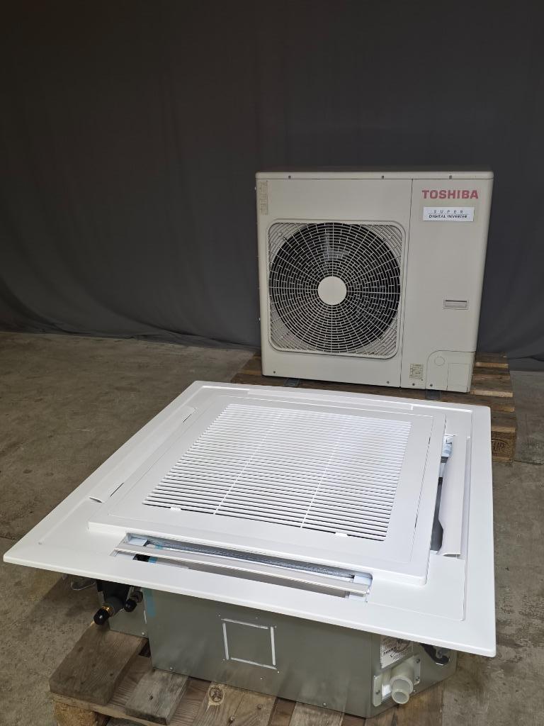 Toshiba Super Digital Inverter cassette airco warmtepomp 8kW, Koelen en Ontvochtigen, Timer, 3 snelheden of meer, Ophalen of Verzenden